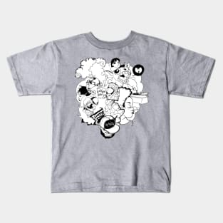 AMEN - Sketch Cloud (b+w) Kids T-Shirt